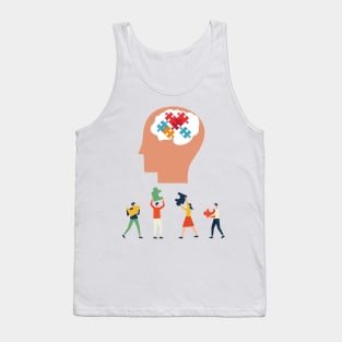 Brain Puzzle Tank Top